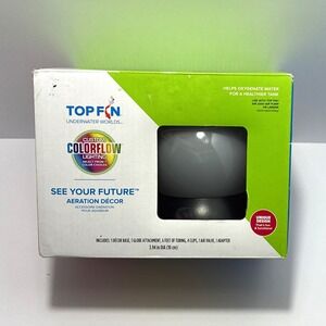 Top Fin Custom ColorFlow LED Air-Driven Bubble Motion Aquarium Ornament